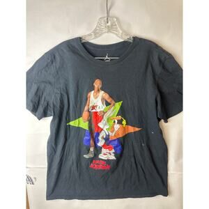 Vintage Air Jordan Space Jam Hare Jordan T Shirt Large